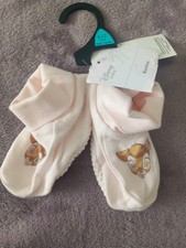 LOVELY baby Pink BAMBI Booties In Size 6-12 months BNWTS 