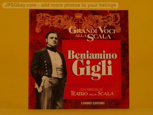 Beniamino gigli grandi voci - gigli,