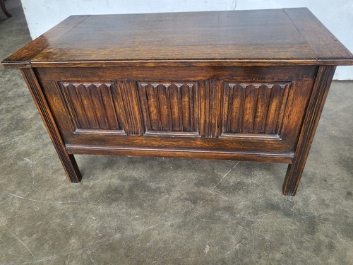 Vintage small panelled oak