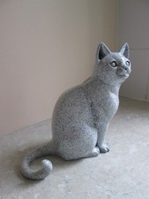 VINTAGE BORDER FINE ARTS CUBIST CAT -  UNUSUAL SPECKLED PATTERN