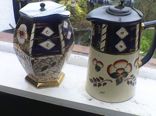 Imari lidded jugs - imari,