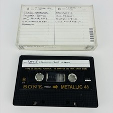 1 x Sony Metallic 46 Type IV/Metal Position Audio Cassette Tape Used Japan