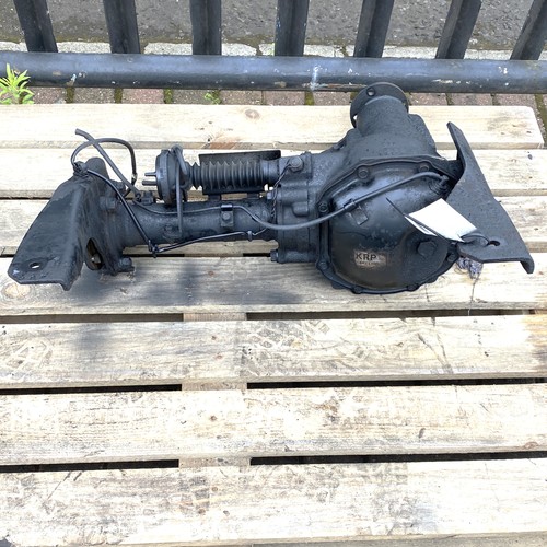 Front diff ratio - front,