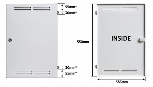 Gas meter box replacement - gas, door