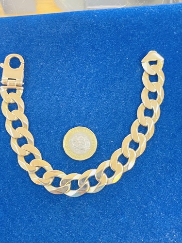 Solid 9ct yellow gold - , heavy