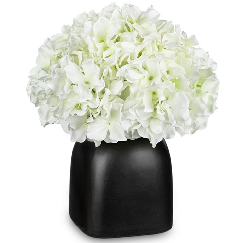 White hydrangea artificial - white,
