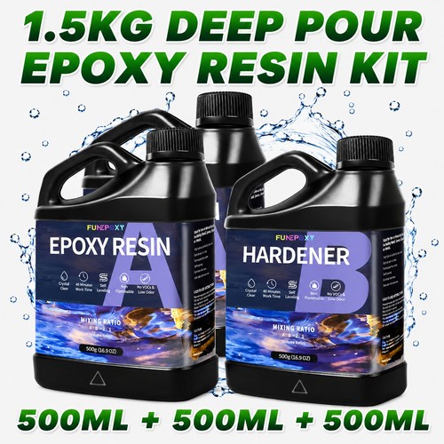 5kg deep pour clear - 1.5kg,
