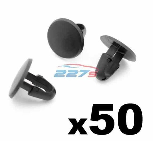50x bonnet rubber seal - rubber, clips
