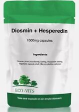 Diosmin + Hesperidin 1000MG High Strength Capsules | Circulatory & Vein Support
