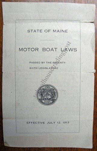 State maine motor boat - maine,