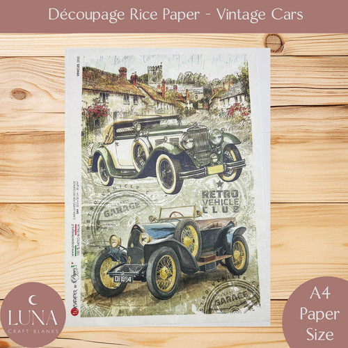 Rice paper for decoupage - a4,