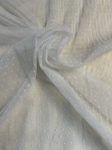 Ivory spot embroidered - spot,