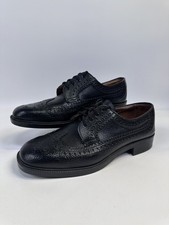 Mens Brogue Shoes UK 9 Black