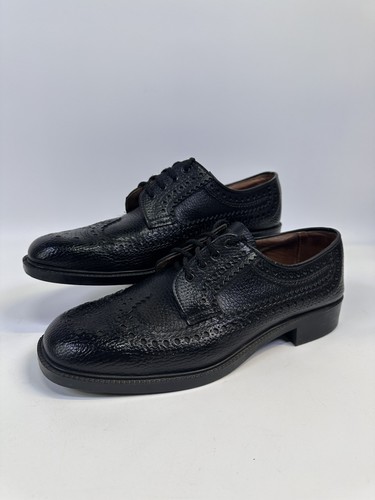 Mens brogue shoes black - mens, uk