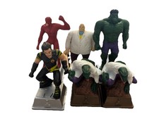 Marvel  Characters Chess Set, 6 Pieces,   Pre Owned