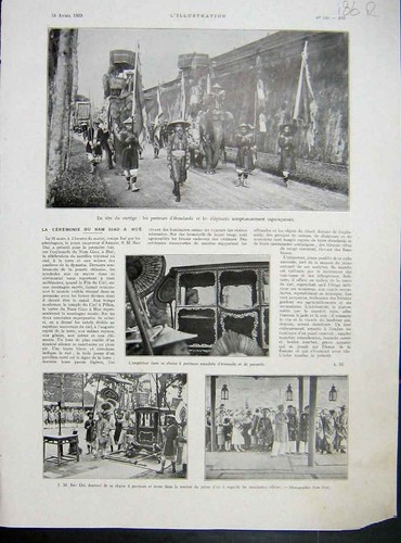 Original old vintage print - original,
