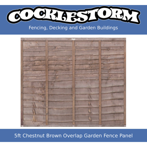 5ft high 6ft - wide, chestnut