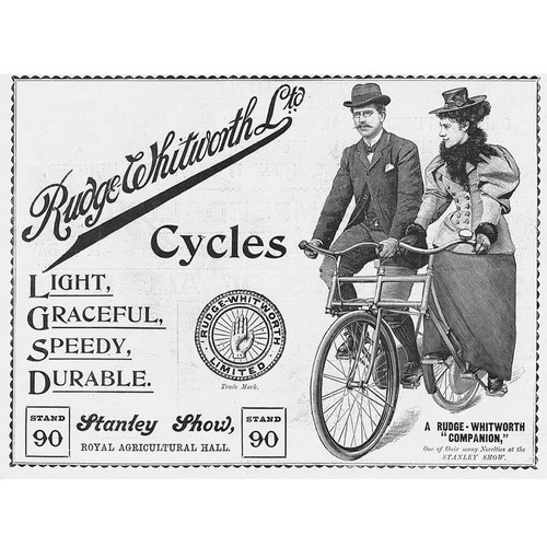 Rudge whitworth co bicycles - rudge,