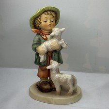 Hummel Goebel Shepherd Boy with Lambs Figurine 6" Vintage W Germany