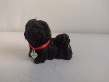 Black Shih Tzu Candle Cake