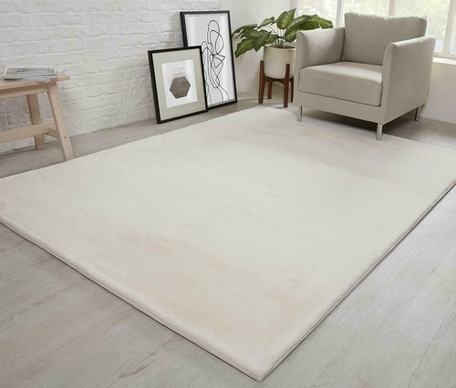 Natural faux rabbit fur - faux,