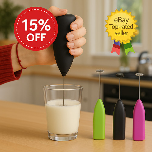 Handheld milk frother - milk, frothy