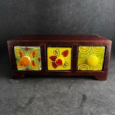 Handmade Wood & Ceramic Drawer