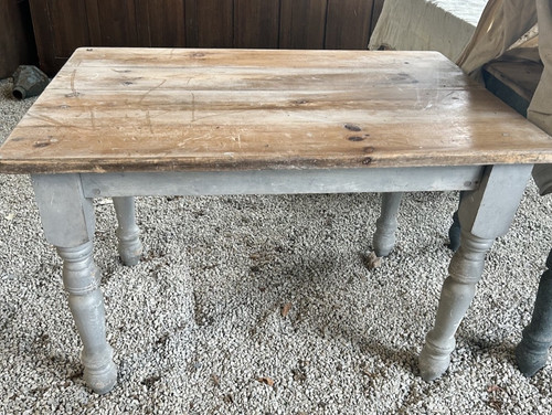Antique pine wooden farmhouse - pine,