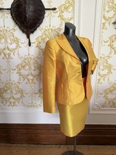 Vintage Silk Mix Yellow Skirt