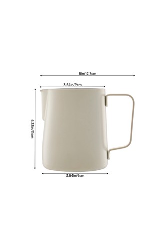 Stainless steel milk frothing - milk,