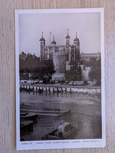 Real photo postcard tower of - real,