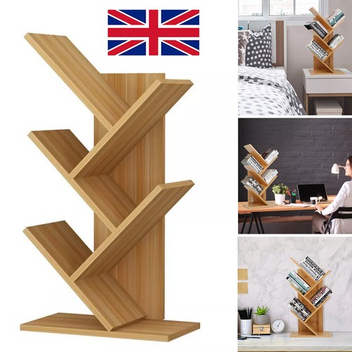Tier tree bookshelf bookcase - 5-tier,