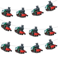 Steam Train Bunting Birthday