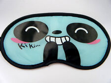 1x LADIES KIDS BLUE WHITE PANDA & ANIMAL SLEEPING EYE MASK COVER PATCH