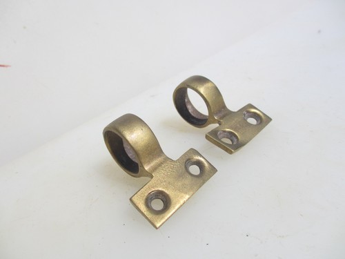 Antique brass sash window - brass,