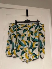 TU Banana Print Shorts Womens