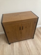 Hostess Electric heated Trolley Golden oak colour