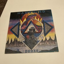HAWKWIND Zones 1983 UK vinyl LP  Motorway City Michael Moorcock