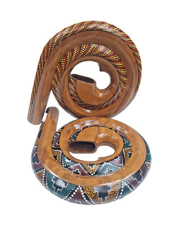 Spiral travel didgeridoo hand - travel,