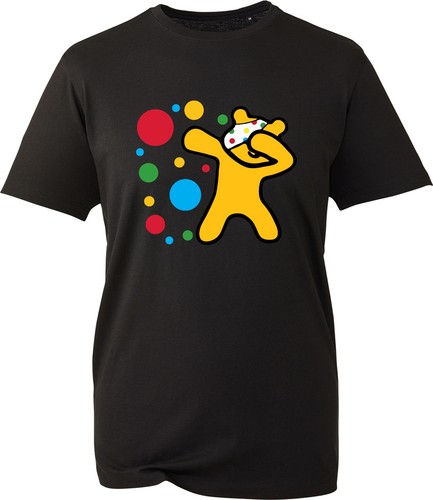 Dabbing pudsey bear shirt - bear, t-shirt