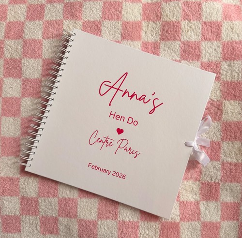 Personalised hen scrapbook - personalised,