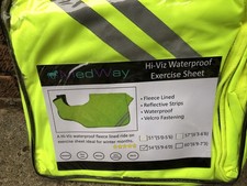 NEW MEDWAY HI VIZ WATERPROOF EXERCISE SHEET  54” (5 ft 9- 6 FT )