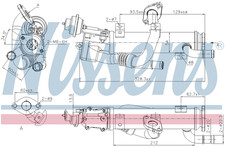 Nissens EGR Cooler 989329 for
