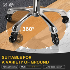 Saddle Stool on Wheels Swivel