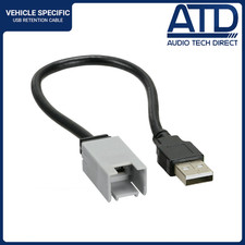 USB Retention Cable For Fiat 500 500L 500X Ducato 250 Mini B Adaptor CTFIATUSB.3