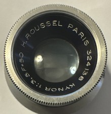 Rare H.Roussel Paris Kynor 1:3.5 F=50 Photographic Enlarger Darkroom Lens (28mm)