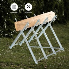 Sawhorse Log Stand Heavy Duty