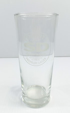 Tennents SD Smooth Draught Premium Lager Pint Glass RARE Novelty Kitsch Gift