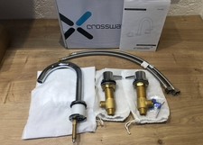 Crosswater Deck Mounted Mixer MPRO Basin 3 Hole Set CHROME Boxed 
