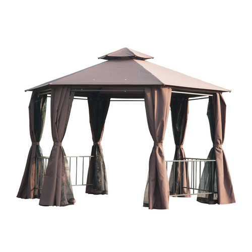 Hexagon garden gazebo party - hexagon,